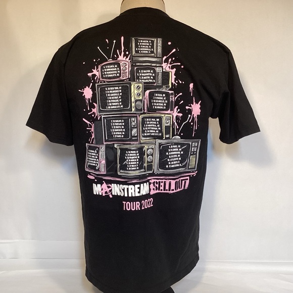 Machine Gun Kelly tour 2022 Mainstream Sellout T-shirt size Large - Picture 4 of 7